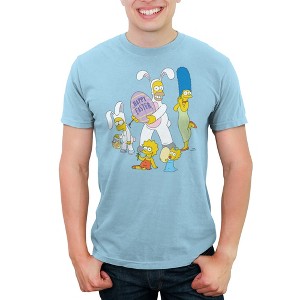 Men's The Simpsons Family Easter Celebration T-Shirt - 1 of 4