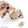 Big Dot of Happiness Pizza Party Time - Mini Candy Bar Wrapper Stickers - Baby Shower or Birthday Party Small Favors - 40 Count - 2 of 4