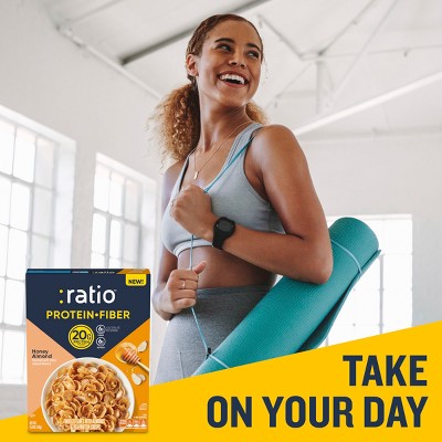 :ratio Protein Fiber Honey Almond Breakfast Cereal - 15.4oz