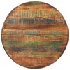 vidaXL Dining Table 43.3 in.x30.7 in. Solid Wood Reclaimed and Steel - 2 of 4
