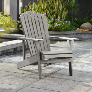 Saint Birch Outdoor Adirondack Wooden Chair - 1 of 4