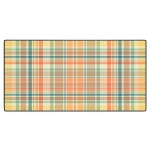 Sheila Wenzel-Ganny Pastel Country Plaids Desk Mat - Deny Designs - 1 of 3