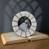 4x4 Round Picture Frame White Resin, MDF, Wood, Metal & Glass by Foreside Home & Garden - image 2 of 4