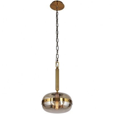 Eurofase Lighting Nottingham 1 - Light Pendant in  Ancient Brass