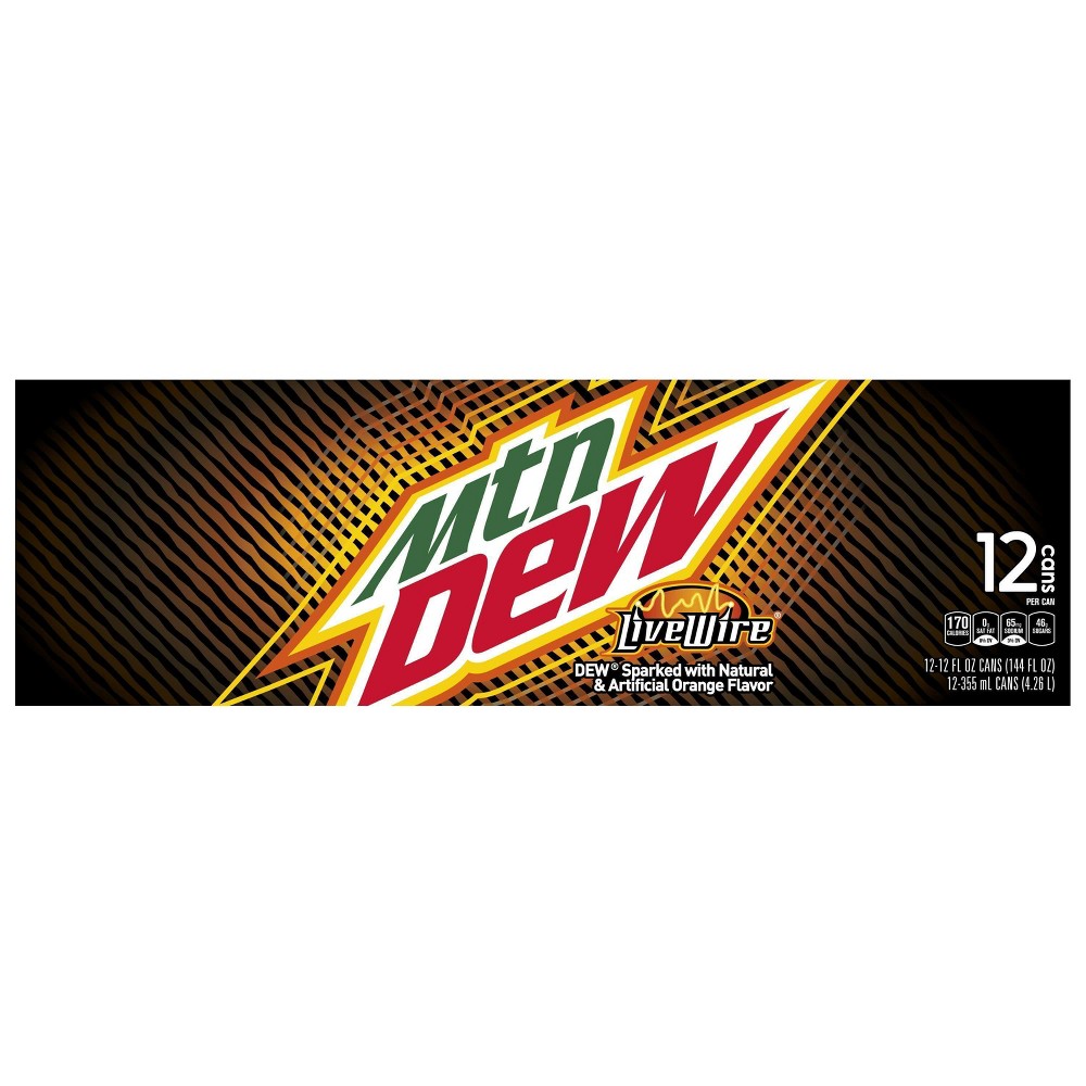 UPC 012000811821 product image for Mountain Dew Live Wire Soda - 12pk/12 fl oz Cans | upcitemdb.com