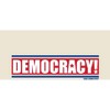 Americana Democracy Slant Text Men's Crew Neck Short Sleeve Tee - 2 of 2