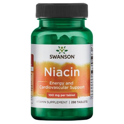 Swanson B-Vitamin Niacin Supplement, Supports Heart Health, Metabolism & Healthy Lipid Levels
