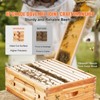 VEVOR Bee Hive Medium Box Starter Kit, 100% Beeswax Coated Natural Cedar Wood, Langstroth Beehive Kit with 10 Frames and Foundations - 3 of 4