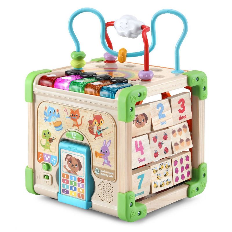LeapFrog Touch &#38; Learn Wooden Activity Cube, 6 of 10