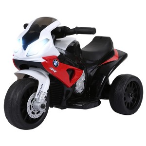 Aosom 6V Kids Motorcycle Licensed BMW, Toddler Motorcycle with Headlight, Music, 3 Wheeled Electric Motorcycle for Kids, Gift for Boys & Girls - 1 of 4