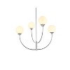 Elegant Lighting Nyomi 42-Inch Satin Gold Chandelier with Open-Frame Design - 3 of 4