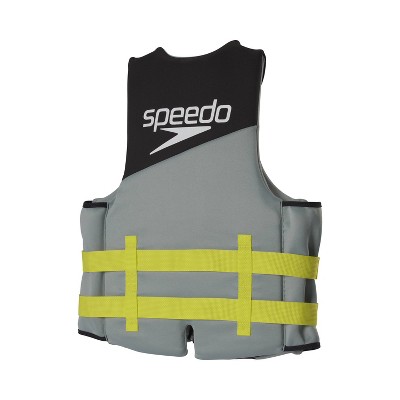 Плавательный спасательный жилет Speedo для взрослых PFD USCG 14 ЛЕТ Черный Лайм 5990₽