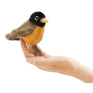 Folkmanis Puppets Mini Robin Finger Puppet 2742 - 1 of 4