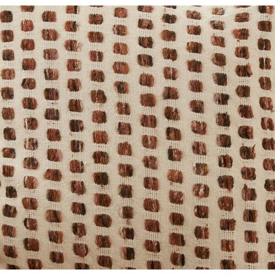 Neutral Woven Cotton Throw Pillow with Poly Filling