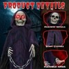 Karl Home 6ft Halloween Decorations Outdoor Animatronics Grim Reaper with Chain, - 3 of 4