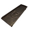 Cast Aluminum Downspout Splash Block, Rustproof, Heavyweight, No Assembly - Oakland Living Bronze Lion: Powder-Coated, 24" Length, 3" Height - 4 of 4