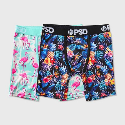 PSD Boys' 2pk Flamingo Underwear - L