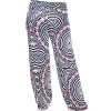 Women's Plus Size Geometric Printed Palazzo Pants - White Mark - 3 of 3