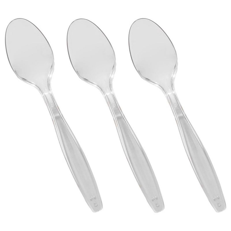 Smarty Had A Party Clear Plastic Disposable Spoons (1000 Spoons), 3 of 4