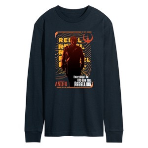 Men's - Star Wars - Andor For The Rebellion Long Sleeve Graphic T-Shirt - 1 of 3