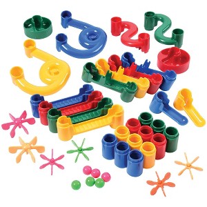 Cre8tive Minds Build & Play Marble Run Accessory Set – 40-Piece ...