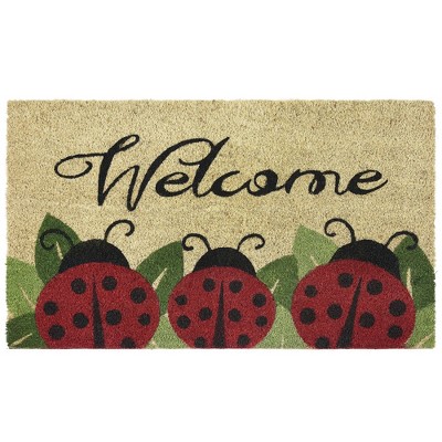  100% Coco Coir Welcome Mat + 3' x 5' Buffalo Plaid Rug Combo  Set - Farmhouse Front Porch Entryway Fall Decor Floor Mat, Doormat Indoor  Outdoors Spring Mats Home Sweet Home 