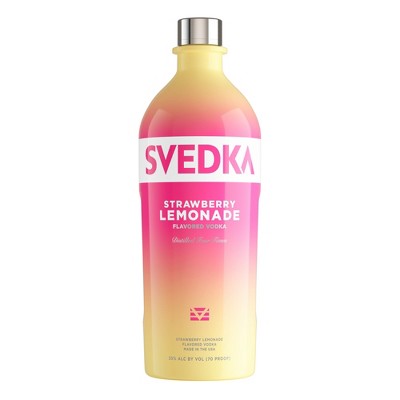 SVEDKA Strawberry Lemonade Flavored Vodka - 1.75L Bottle