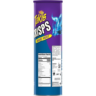Takis Blue Heat Crisps Cannister - 5.5oz