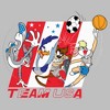 Junior's Team USA X Looney Tunes Sports Crew T-Shirt - 2 of 4