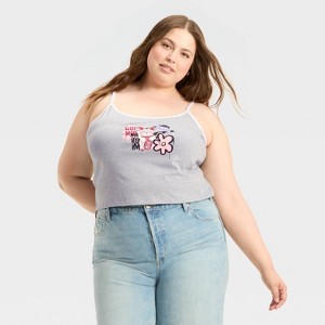 Women's Good Luck Graphic Tank Top - Heather Gray - 1 of 3