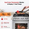 ThermoPro TP610W Waterproof Dual Probe Meat Thermometer with Alarm Programmable and Rechargeable Instant Read Food Thermometer W/ Rotating LCD Screen - 2 of 4