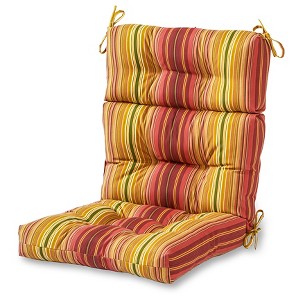 Kensington Garden 24"x22" Outdoor High Back Chair Cushion - 1 of 4