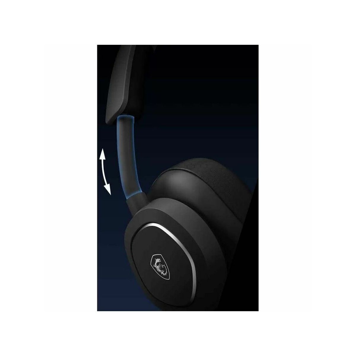MSI MAESTRO 300 Gaming Headset - Stereo - USB Type C - Wired - 32 Ohm - 20 Hz to 40 kHz - Over-the-head, Over-the-ear - Binaural - Circumaural - thumbnail 5
