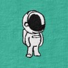 Dalix Astronaut Embroidered Lightweight Relaxed Jersey Tee Summer Cute Space Womens - 2 of 4