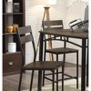 5-Piece Counter Height Dining Set with Square Table and 4 Chairs - 4 of 4
