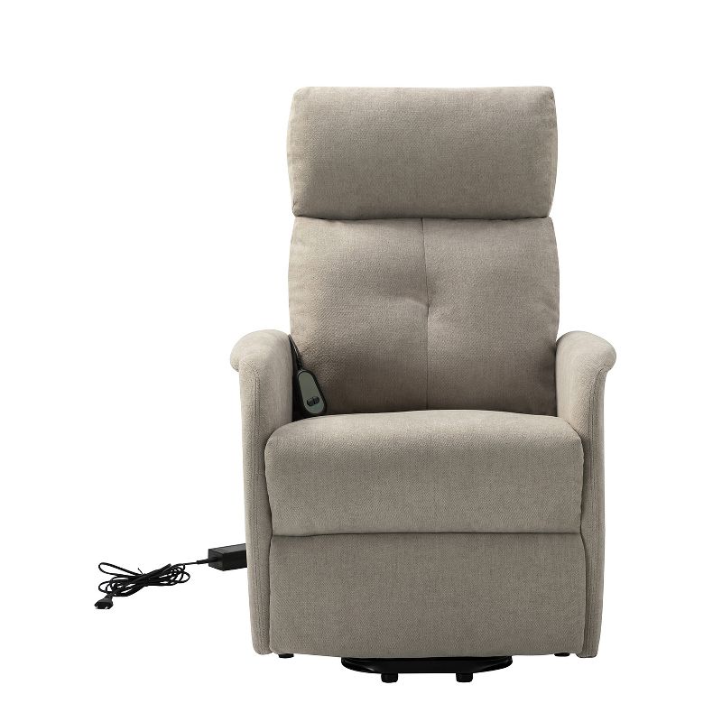 Gina Mid-century Power Remote Recliner with Metal Base  | ARTFUL LIVING DESIGN, 2 of 11