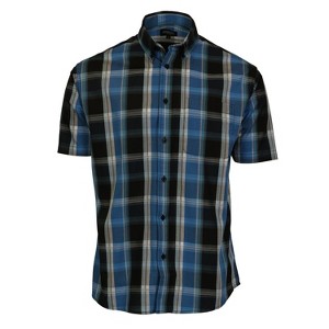 Gioberti Men's Plaid Short Sleeve Shirt - 1 of 2
