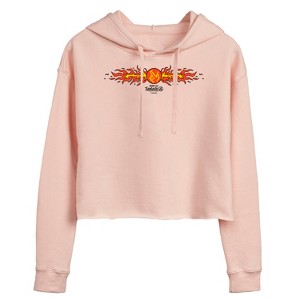 Women's - Marvel - Fantastic 4 Torch Cropped Graphic Hoodie - 1 of 2