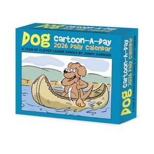 Willow Creek Press 2026 Classic Dog Cartoon-A-Day by Jonny Hawkins Box Calendar - 1 of 4