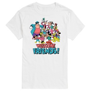 Men's - Disney - Welcome Friends Short Sleeve Graphic T-Shirt - 1 of 4