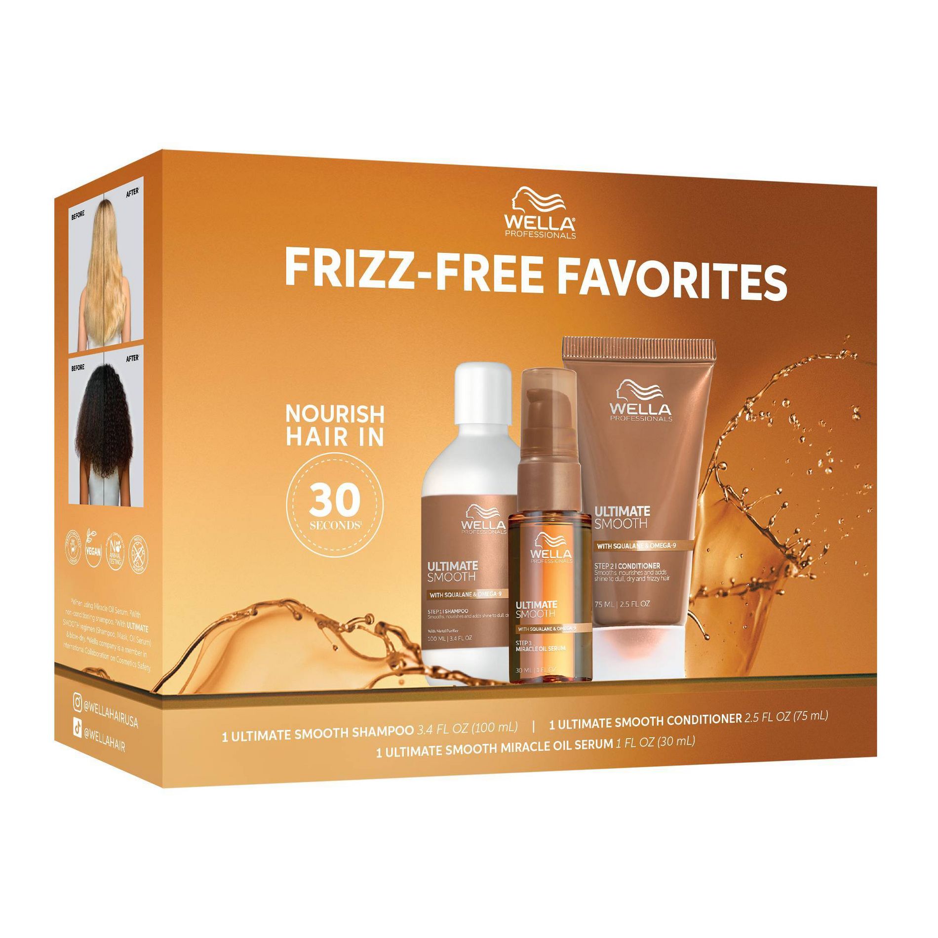 Wella Ultimate Smooth Trial Kit - 1.36lb - Beauty Studio