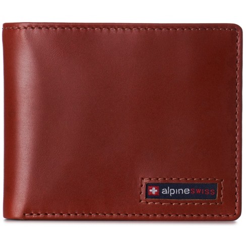 Alpine Swiss Men's RFID Blocking Bifold Wallet