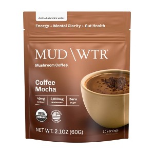 MUD\WTR Organic Coffee Mocha Mushroom Coffee - 2.1oz : Target