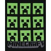 Seven Times Six Minecraft Boys' Creeper Face Grid Design Short Sleeve T-Shirt Black - image 2 of 3