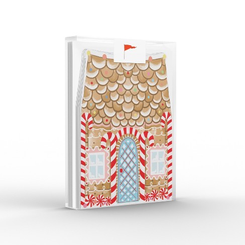 Holiday/christmas Gingerbread House Greeting Card Pack (8 Ct.) By Ramus ...