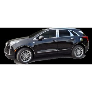 QAA Part LP57260 is a 1 Piece Stainless Steel License Plate Bezel That is Compatible with The Cadillac XT5 2017-2023 - 1 of 4