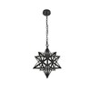 Elegant Lighting Nocturne 1 light black Pendant - 3 of 4