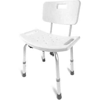 DMI Heavy Duty Non-Slip Aluminum Bath and Shower Chair - HealthSmart