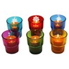 Livevie Elegant Glass T-Light or Candle Votive Decorations - Perfect for Weddings, Home Decor, and Parties (Set of 6) - 4 of 4