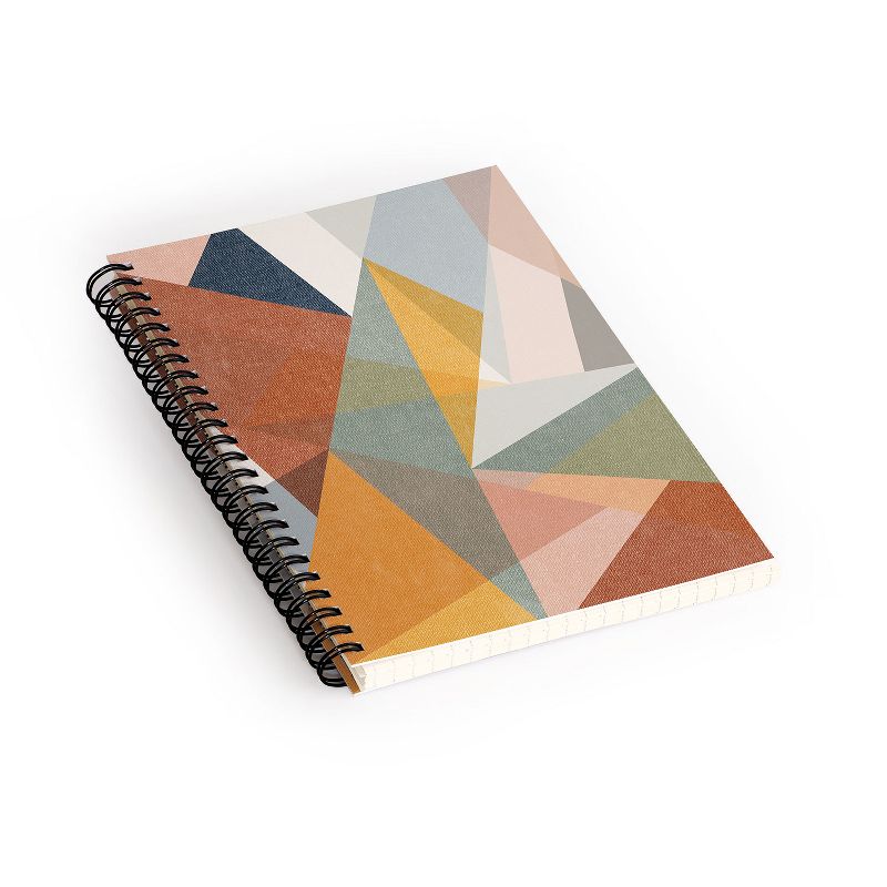Little Arrow Design Co modern triangle mosaic multi Spiral Notebook - Deny Designs, 1 of 5